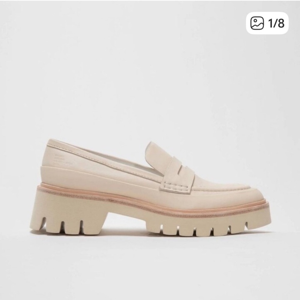 Oncept Seoul platform loafers in birch color 8US